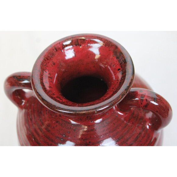 NEW Southern Living Olive trio Jar Red Vessel #41005 Brown Base Decorative - Picture 6 of 9